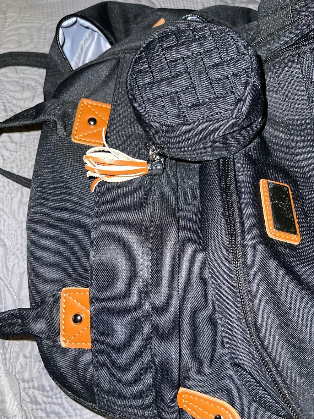 Vegan Leather Original Diaper Bag READ